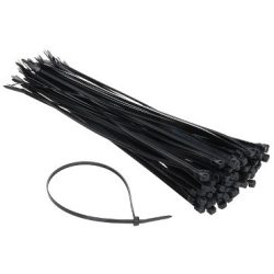 Kábelkötegelő 7,6*370mm fekete