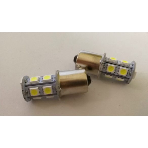 Izzó SMD 24V BA15S 13LED fehér 1db