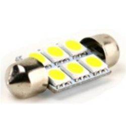 Izzó SMD 24V soffita 6LED 41mm fehér