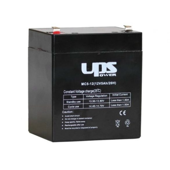 Akku szünetmentes 12V 5AH UPS Power