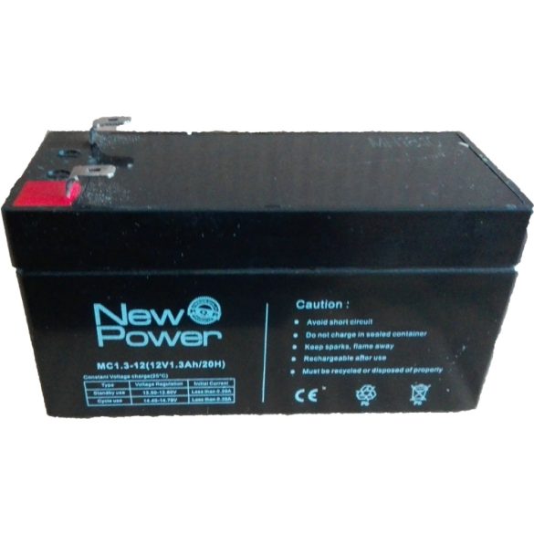 Akku szünetmentes 12V 1,3AH New Power