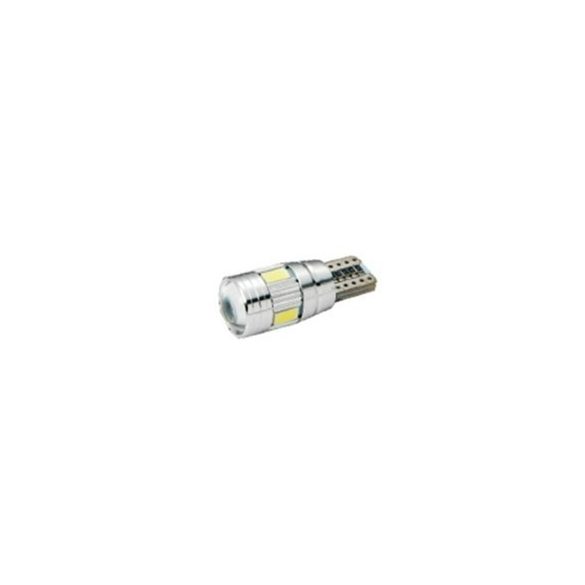 Izzó SMD 24V T10 6led canbus fehér