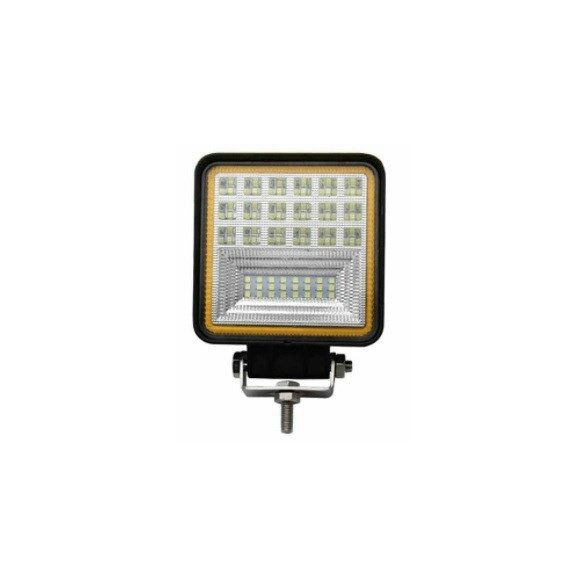 Munkalámpa led 12/24V 126W szúró-terítő